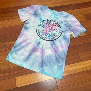 Tie Dye White Claw Tee size Small t-shirt
